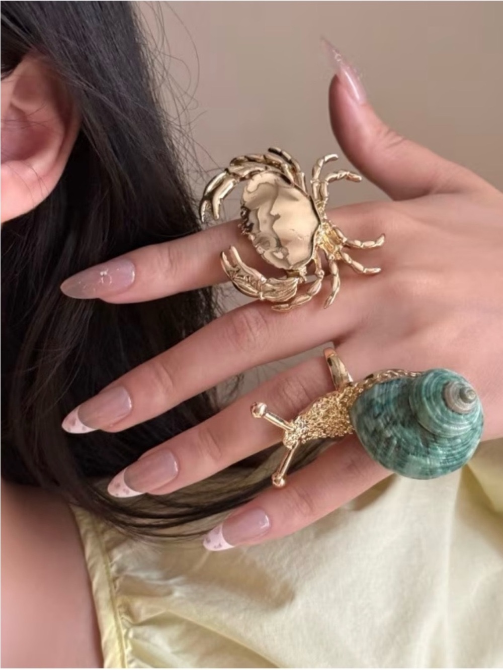 NEW! Unique Statement Gold Crab Ring 🦀 (A2-65) - Picture 3 of 8